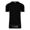 Beeren Heren Extra Lange T-Shirt Zwart