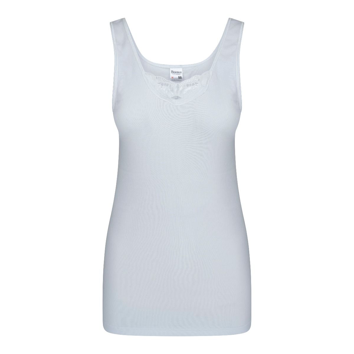 hoek Aanhankelijk school Dames hemd Brenda wit-Beeren dames hemden online kopen.