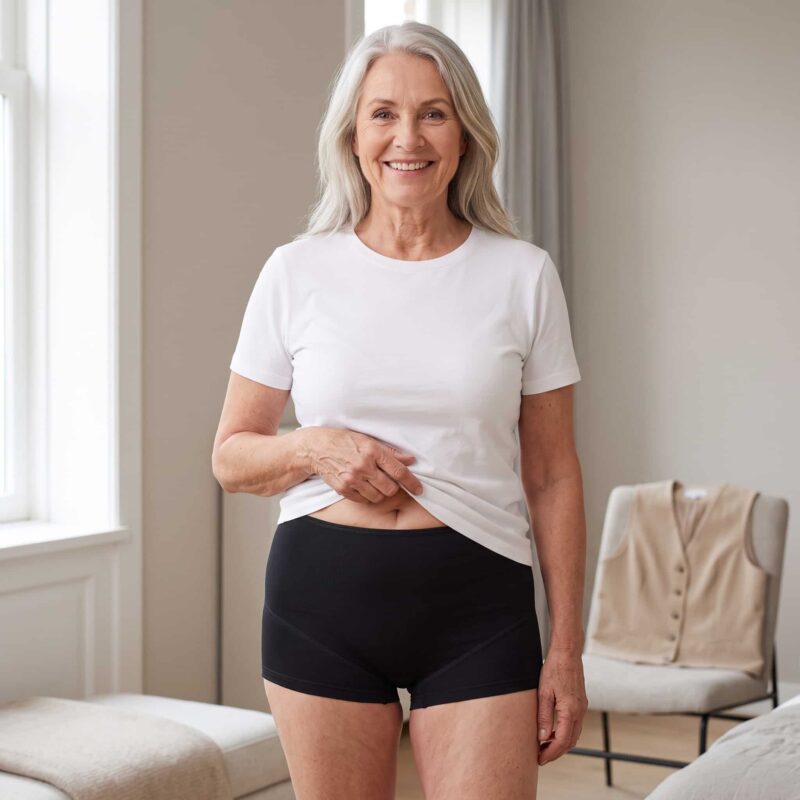 Dames boxershort Élégance Zwart - Afbeelding 5