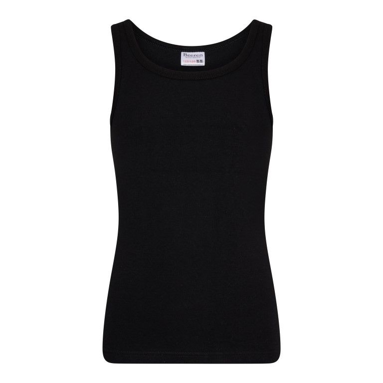 Beeren Jongens Singlet Comfort Feeling Zwart