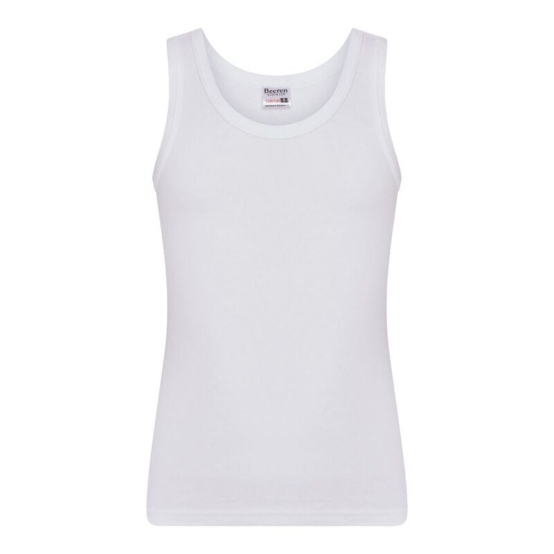 Beeren Jongens Singlet Young Wit