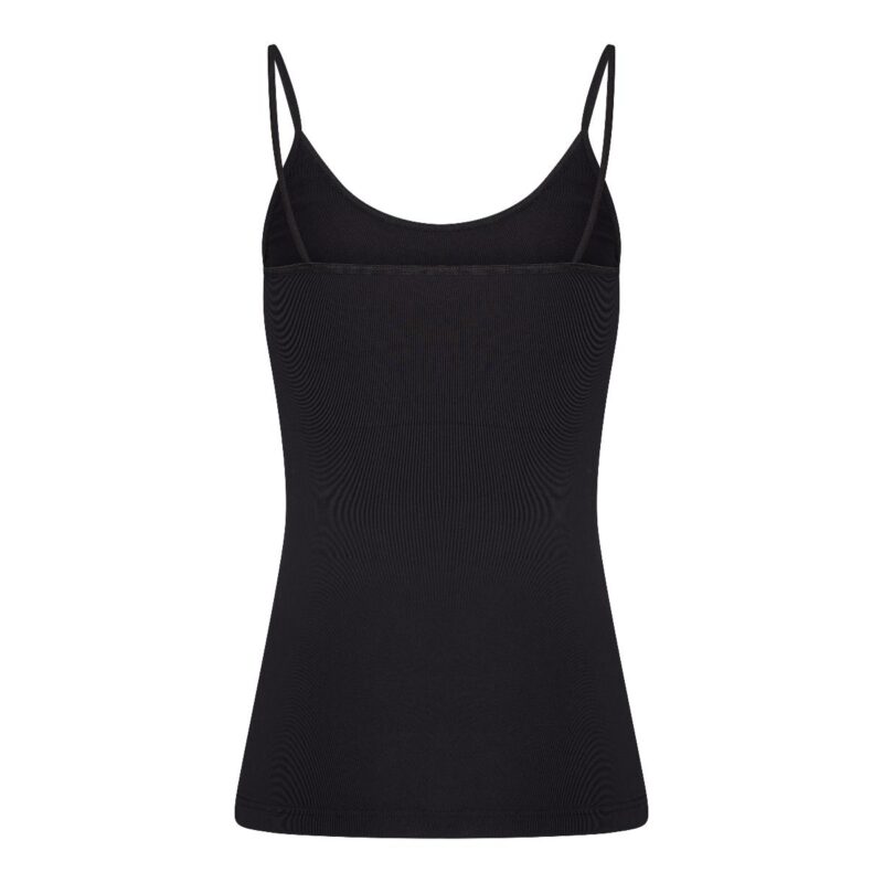 Dames top elegance Zwart achterkant