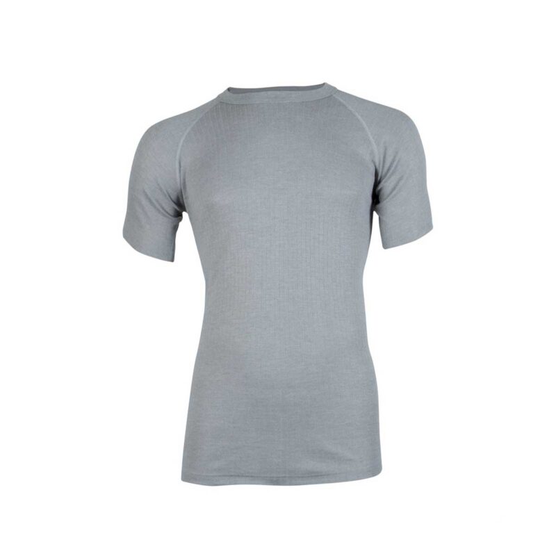 Beeren Unisex Thermo Shirt met Korte Mouwen Grijs