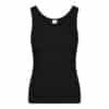 Dames Singlet Basic M045 Zwart