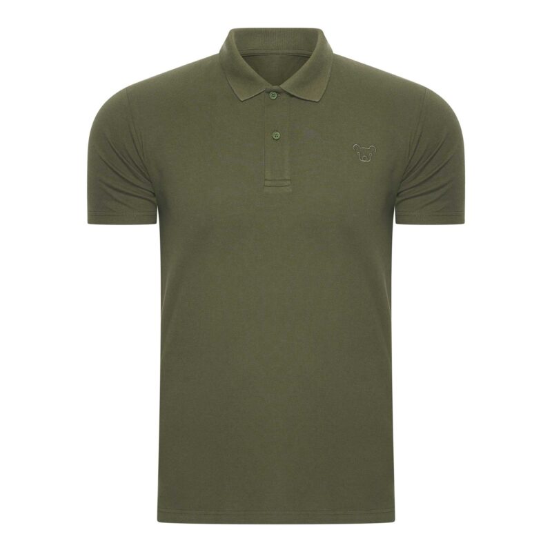 Beeren Heren Polo Izaak Pique Korte Mouw Groen