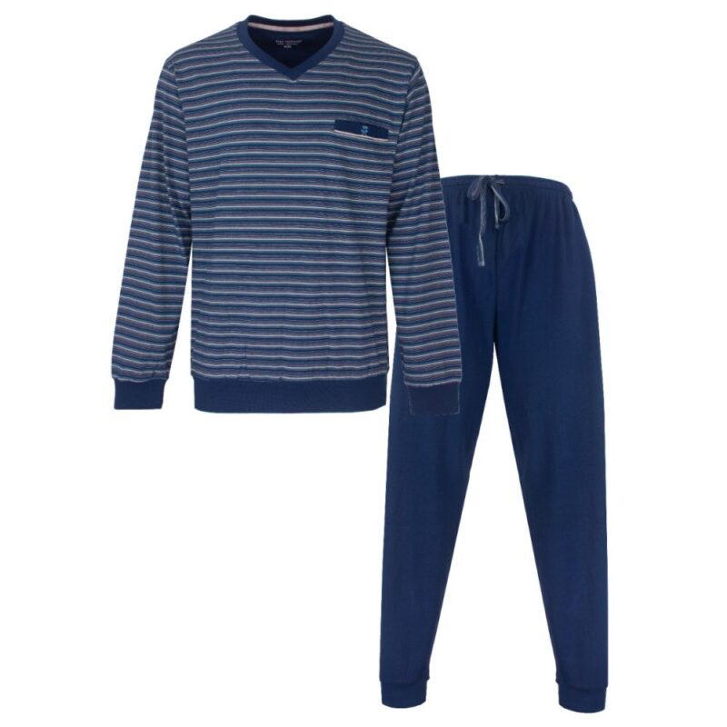 Paul hopkins h-pyjama V-hals Insignia Blue
