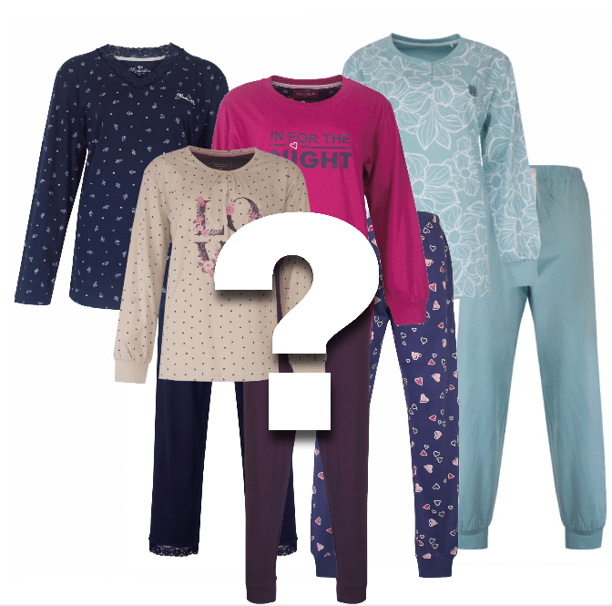 Mystery Dames Pyjama - van €33,95 voor €20,-