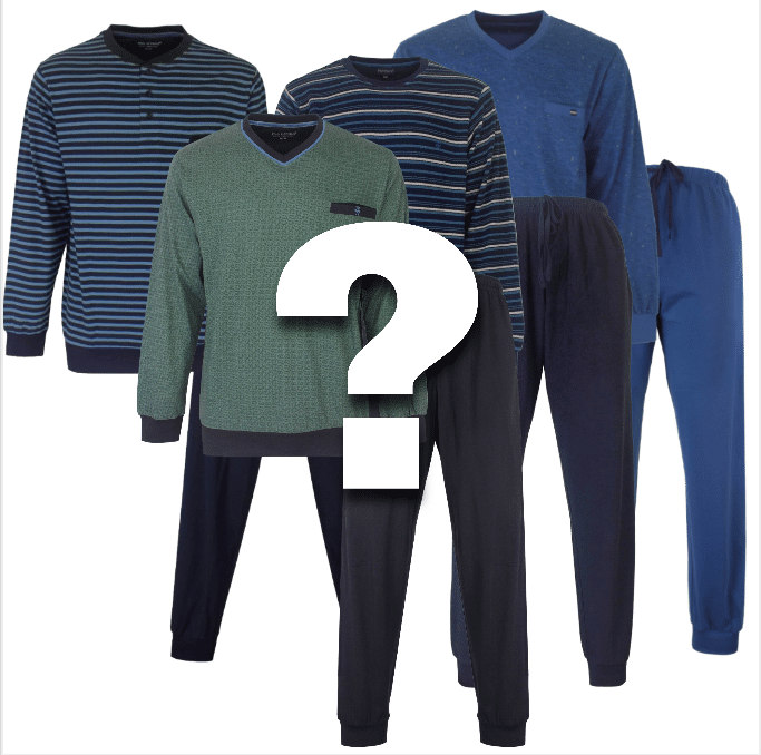 Mystery Heren Pyjama - van €36,95 voor €20,-