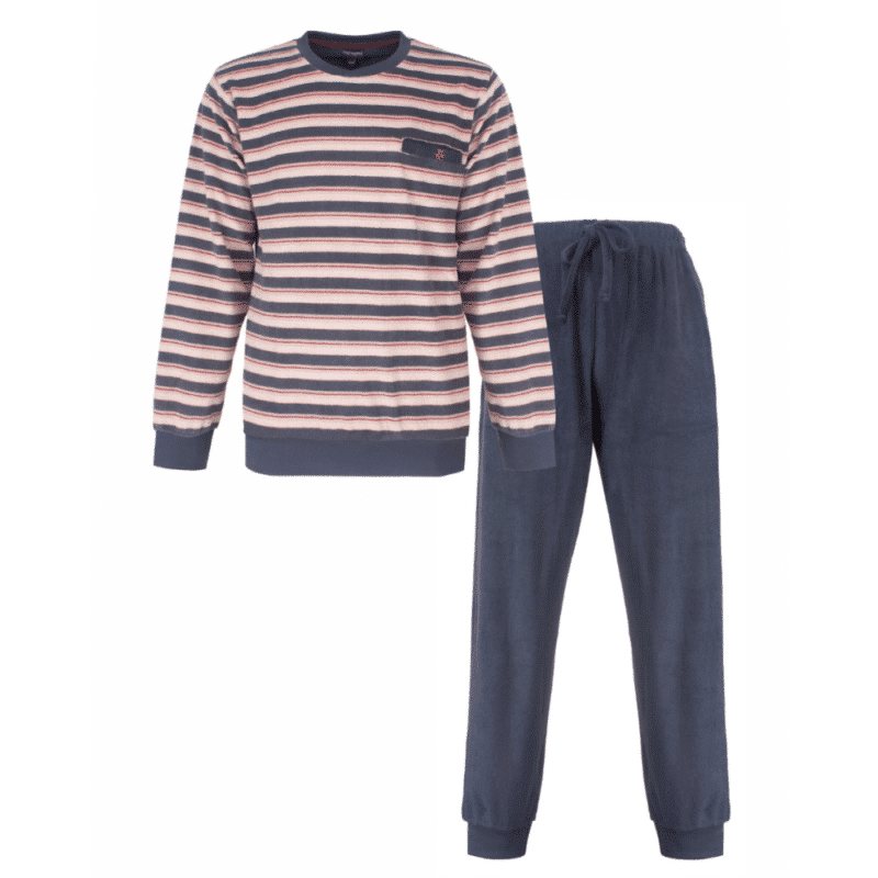 Paul Hopkins h-pyjama badstof grijs