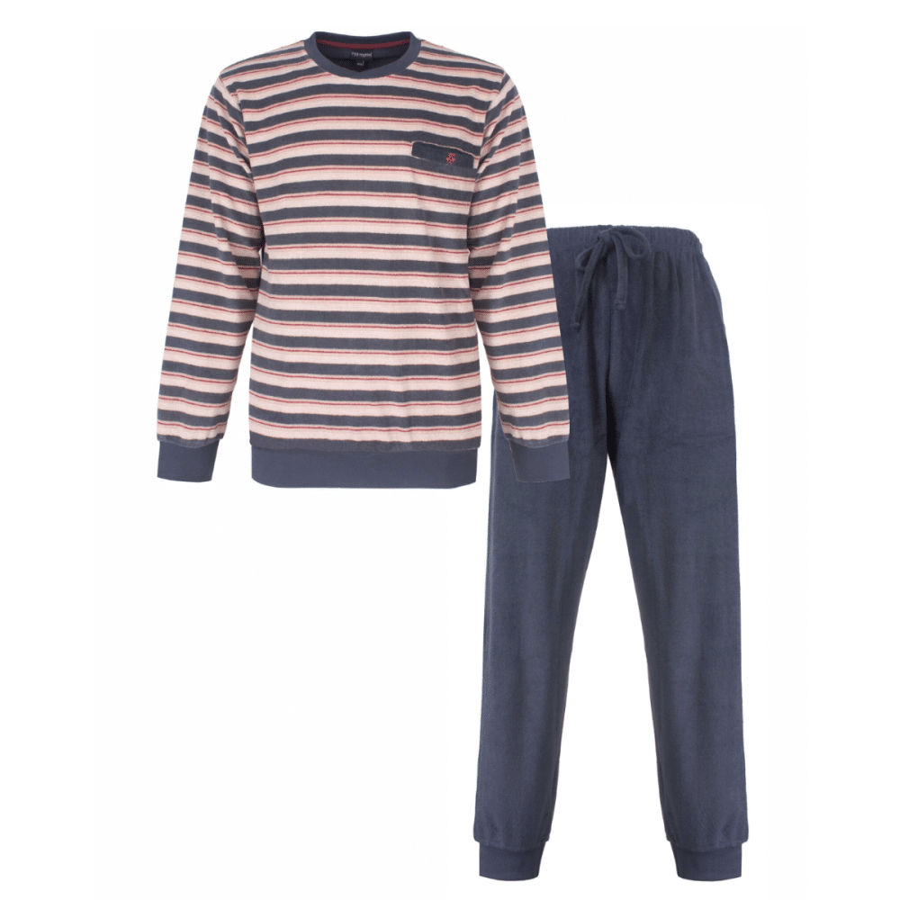 Paul Hopkins h-pyjama badstof grijs