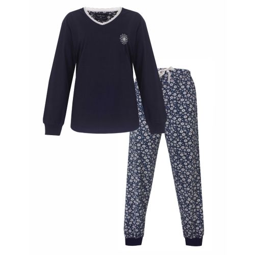 Tenderness Dames Pyjama Donker Blauw